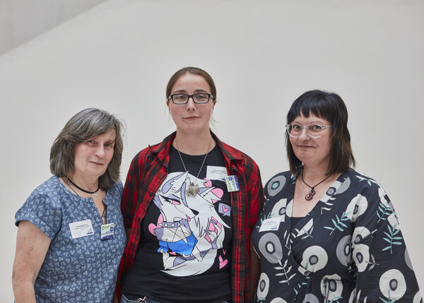 Das Bild zeigt Andrea Metternich, Tanja Schiermann und Nicole Burek