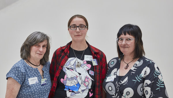 Das Bild zeigt Andrea Metternich, Tanja Schiermann und Nicole Burek